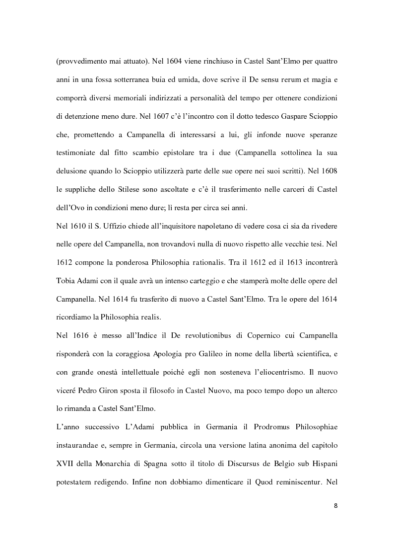 Anteprima della tesi: Machiavellismo e antimachiavellismo nel pensiero di Campanella, Pagina 7