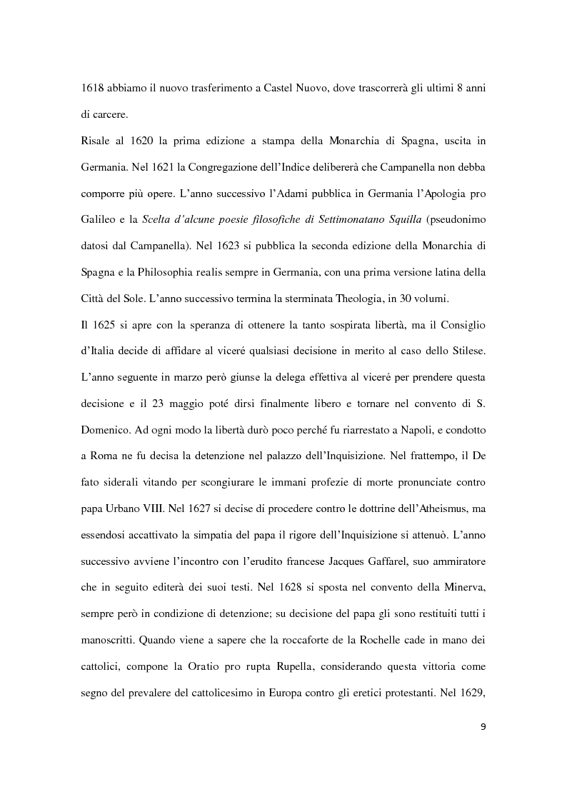 Anteprima della tesi: Machiavellismo e antimachiavellismo nel pensiero di Campanella, Pagina 8