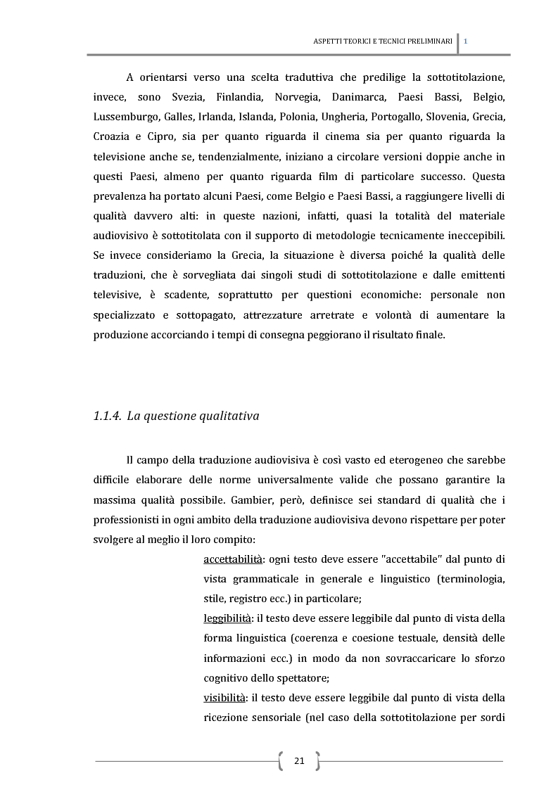 Anteprima della tesi: La sottotitolazione intralinguistica in tempo reale per sordi. Analisi comparativa tra Italia e Francia., Pagina 12