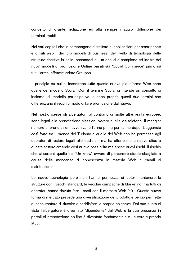 Anteprima della tesi: Nuovi modelli di business per le piccole e medie imprese turistiche : mobile, geolocalizzazione e couponing, Pagina 3