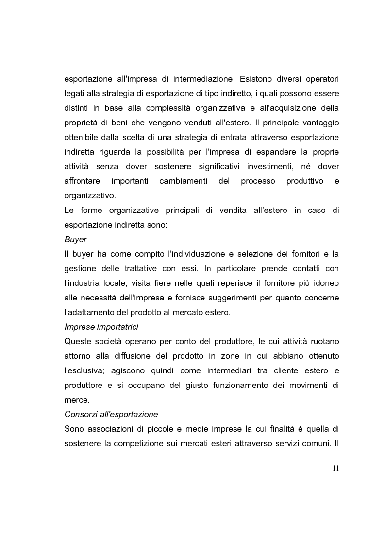 Anteprima della tesi: La competizione cinese: modalità di ingresso e strategie di crescita per le PMI italiane nel paese del dragone. Alcune esperienze del Made in Italy, Pagina 11