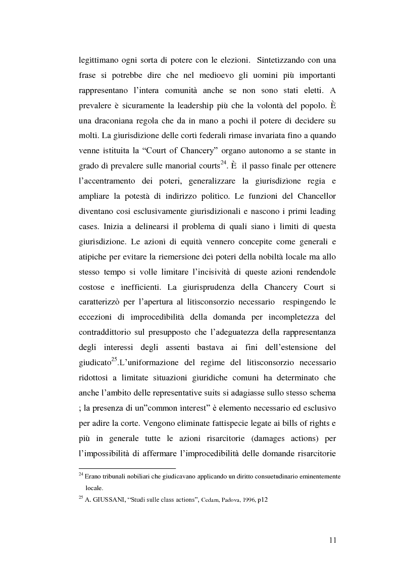 Anteprima della tesi: L'azione collettiva risarcitoria e restitutoria: profili comparatistici, Pagina 8