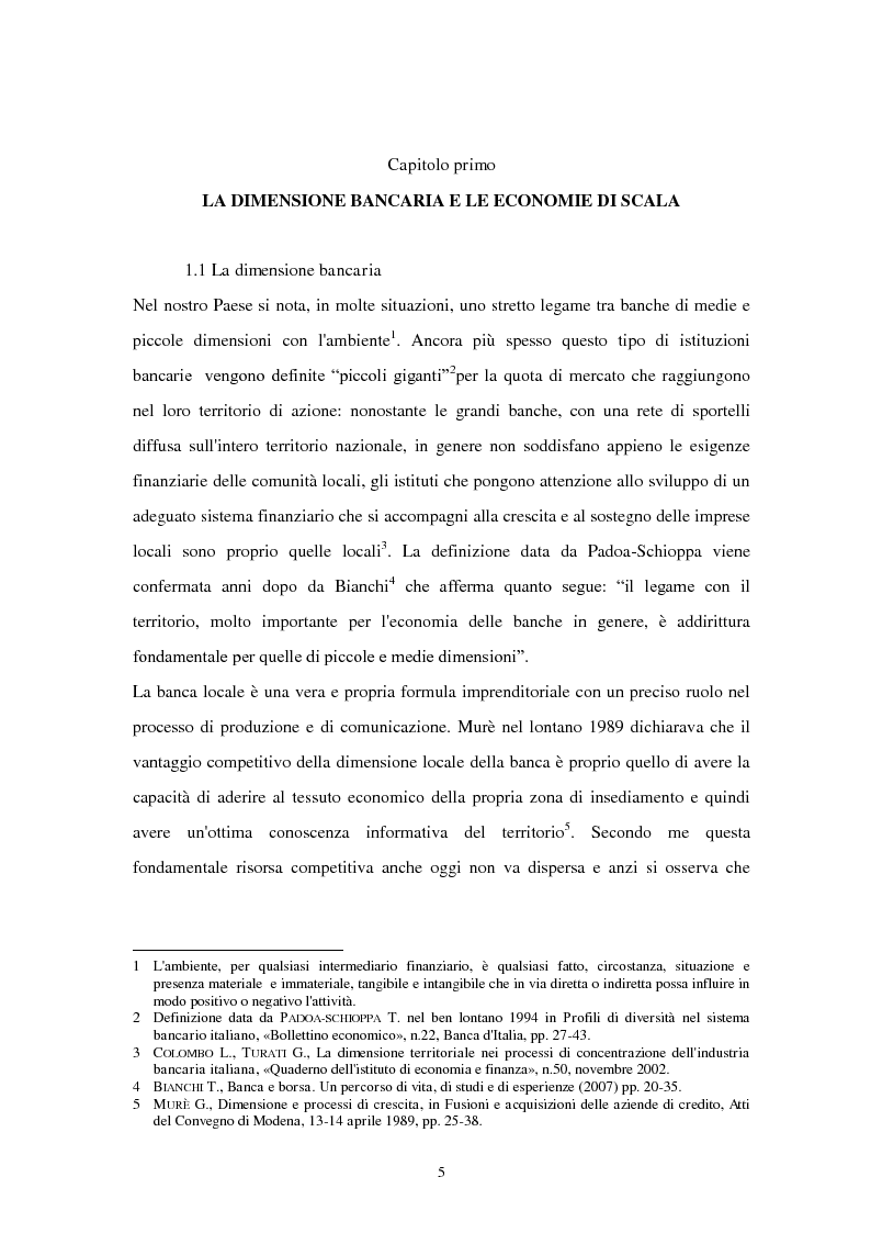 Anteprima della tesi: La riconfigurazione di una banca locale in una banca globale: il caso di Banca Popolare Friuladria, Pagina 4