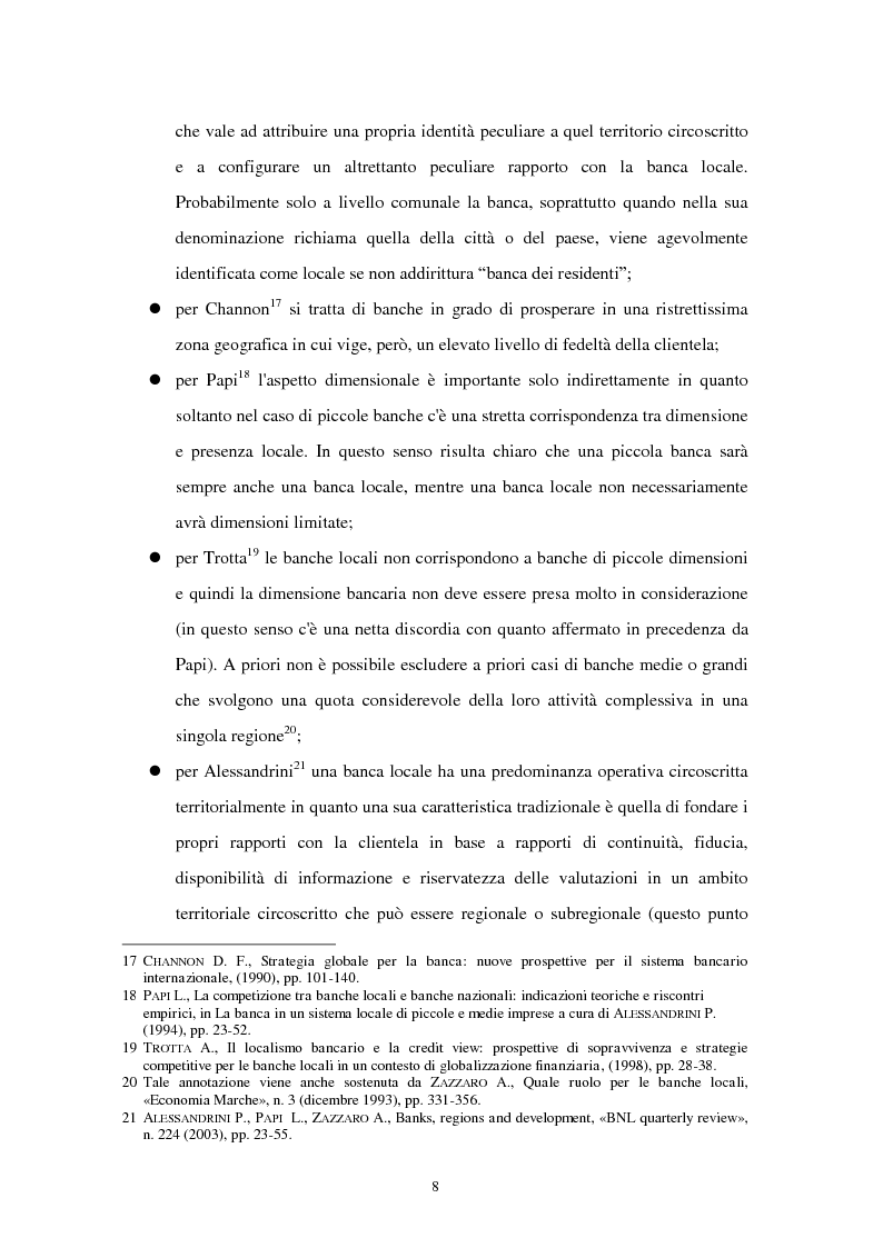 Anteprima della tesi: La riconfigurazione di una banca locale in una banca globale: il caso di Banca Popolare Friuladria, Pagina 7