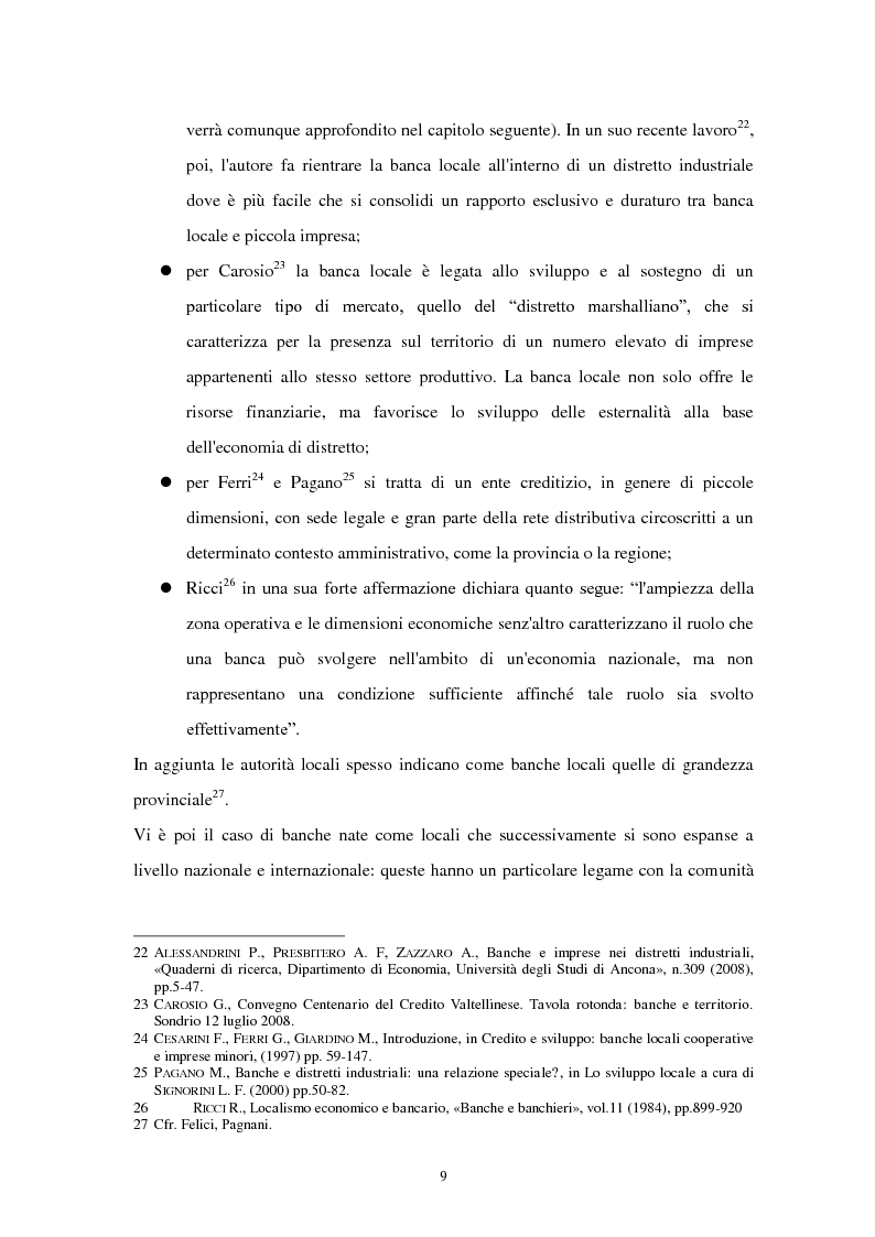 Anteprima della tesi: La riconfigurazione di una banca locale in una banca globale: il caso di Banca Popolare Friuladria, Pagina 8