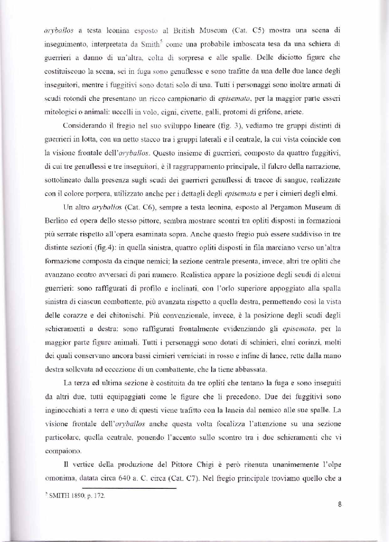 Anteprima della tesi: Scene con guerrieri nella ceramografia corinzia ed attica di età arcaica, Pagina 7