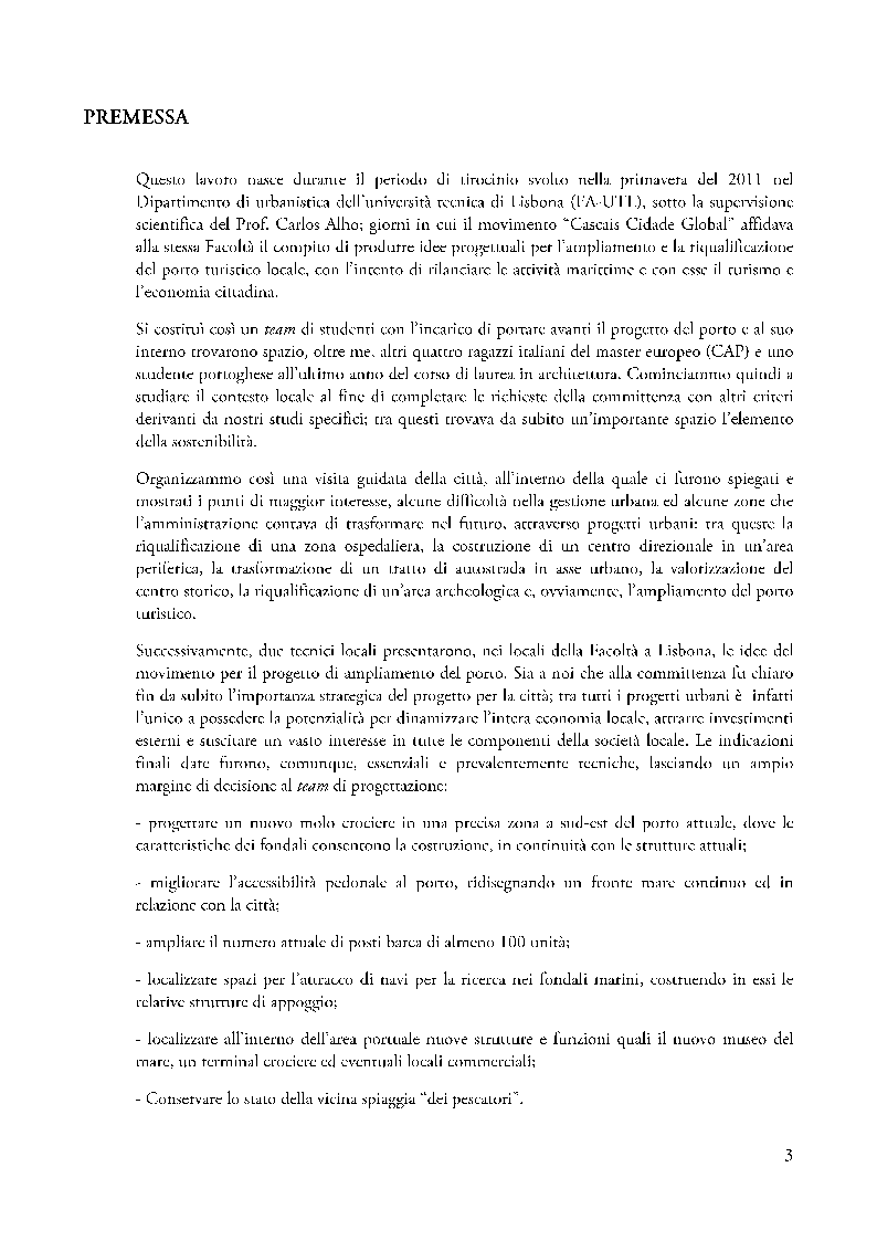 Anteprima della tesi: Piano strategico e valutazione, una proposta per la marina di Cascais, Pagina 2
