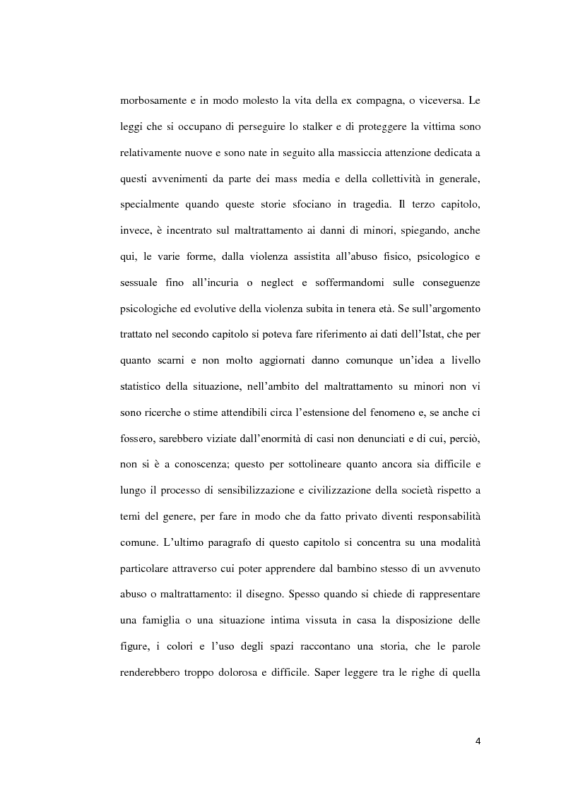 Anteprima della tesi: Abuso, maltrattamento e genitorialità a rischio: studio sul lavoro di rete a livello territoriale, Pagina 5