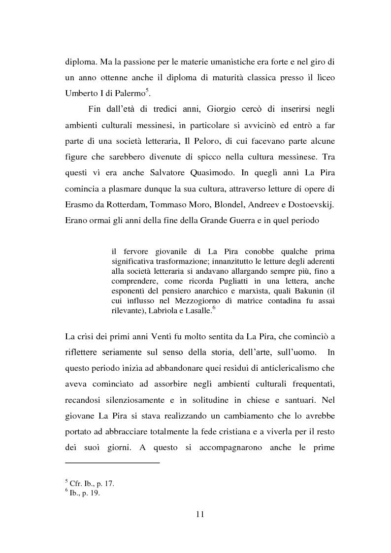 Anteprima della tesi: La visione della persona umana nel pensiero di Giorgio La Pira, Pagina 10