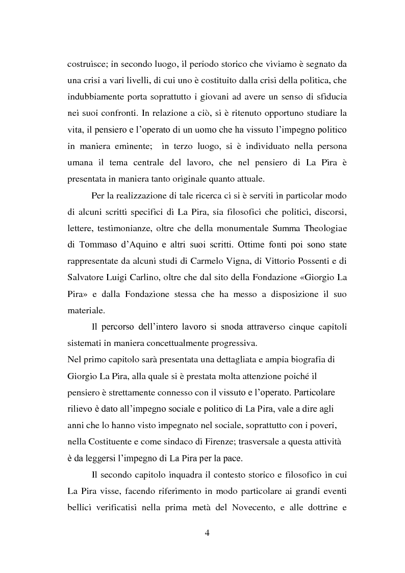 Anteprima della tesi: La visione della persona umana nel pensiero di Giorgio La Pira, Pagina 3