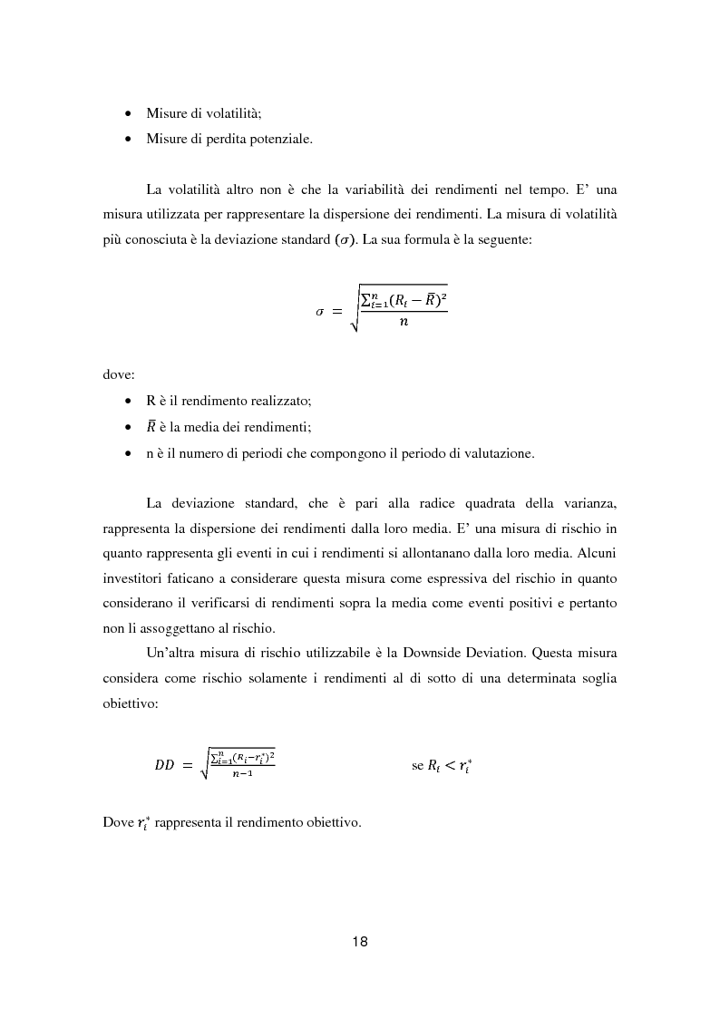 Anteprima della tesi: Putting Markowitz Theory at Work, Pagina 13