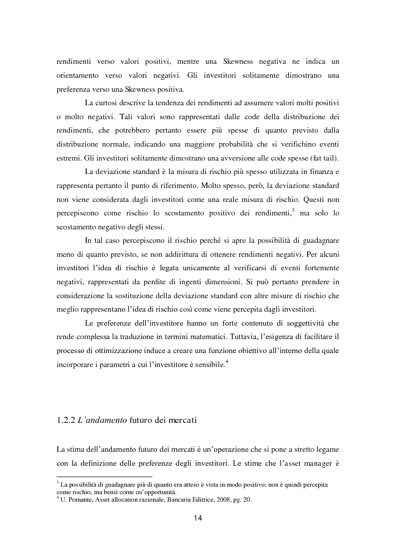 Anteprima della tesi: Putting Markowitz Theory at Work, Pagina 9