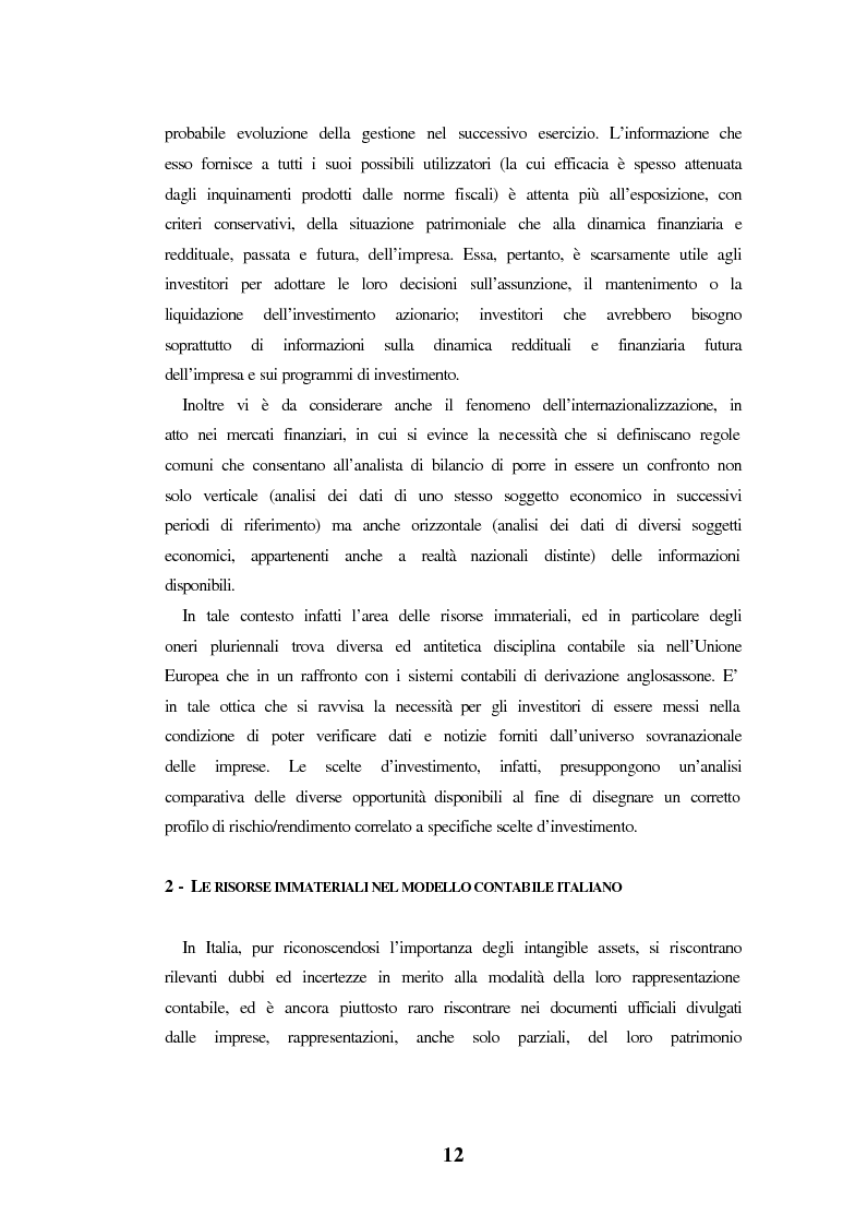 Anteprima della tesi: Le spese di pubblicità nel capitale di funzionamento. Rilevanza nel bilancio delle società in Internet. Il caso Yahoo!Inc., Pagina 6