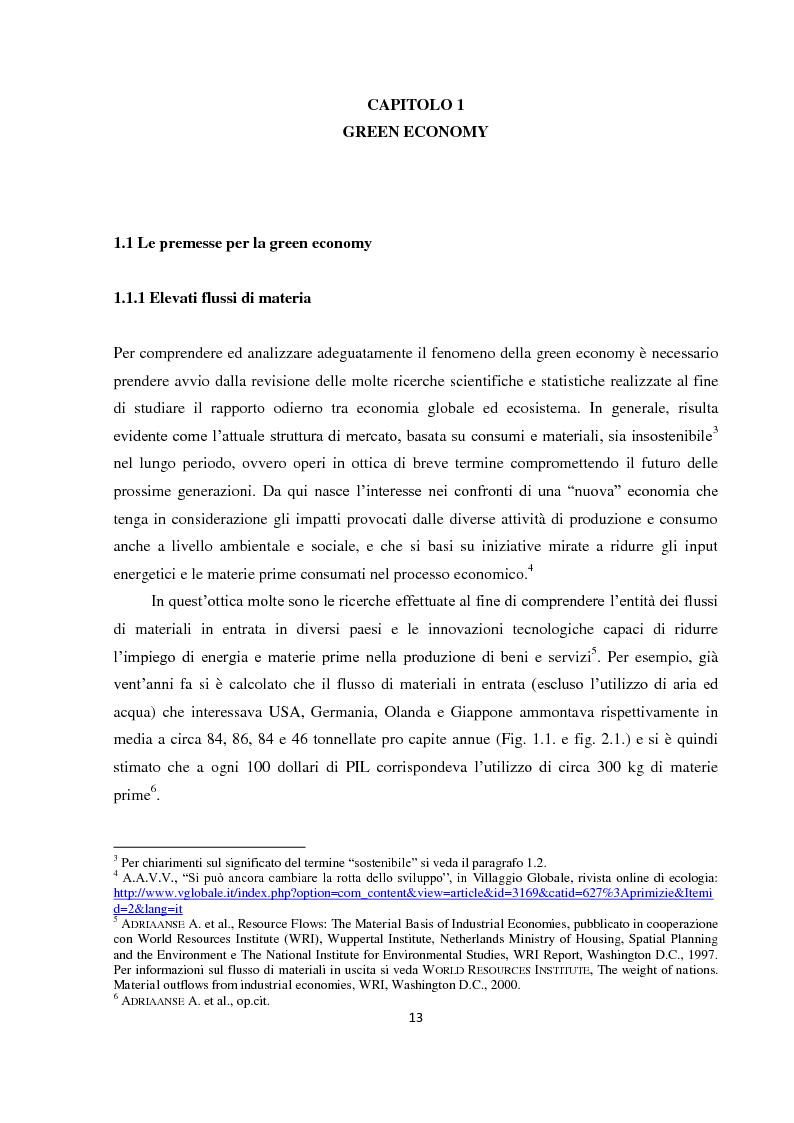 Anteprima della tesi: Tra green economy e blue economy: analisi teorica ed empirica sulla diffusione del green marketing e delle pratiche “verdi” in generale, Pagina 10