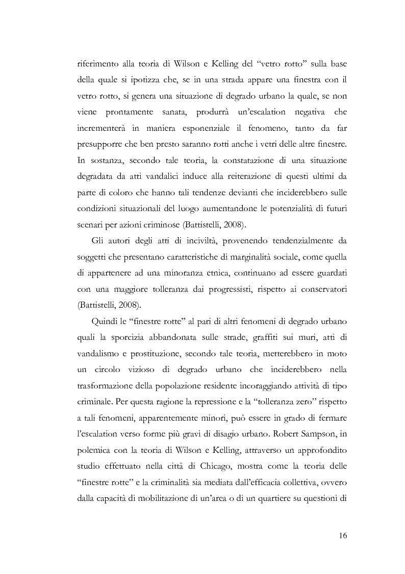 Anteprima della tesi: Benvenuti a Sezze Rumeno - Politiche di sicurezza e immigrazione nel comune di Sezze Romano, Pagina 12