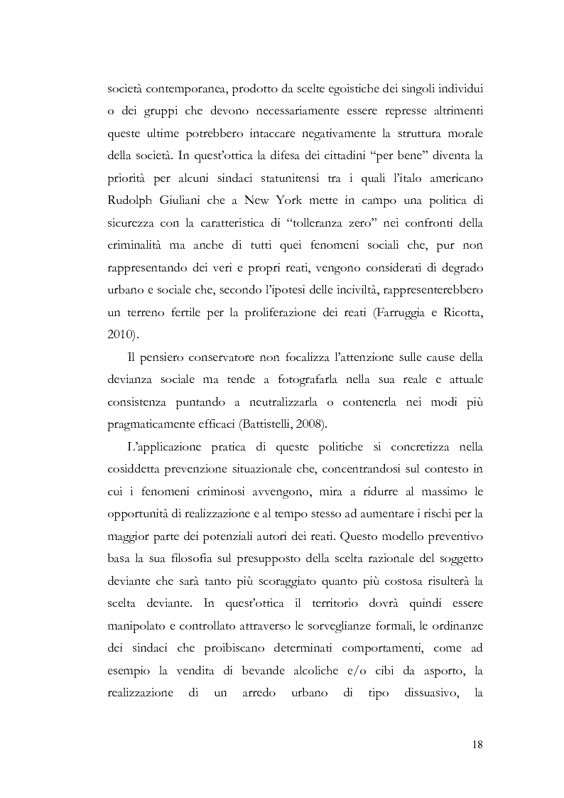 Anteprima della tesi: Benvenuti a Sezze Rumeno - Politiche di sicurezza e immigrazione nel comune di Sezze Romano, Pagina 14