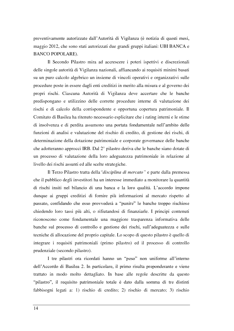 Anteprima della tesi: Rischio di Credito e Valutazione della PD nelle Cooperative Italiane, Pagina 7
