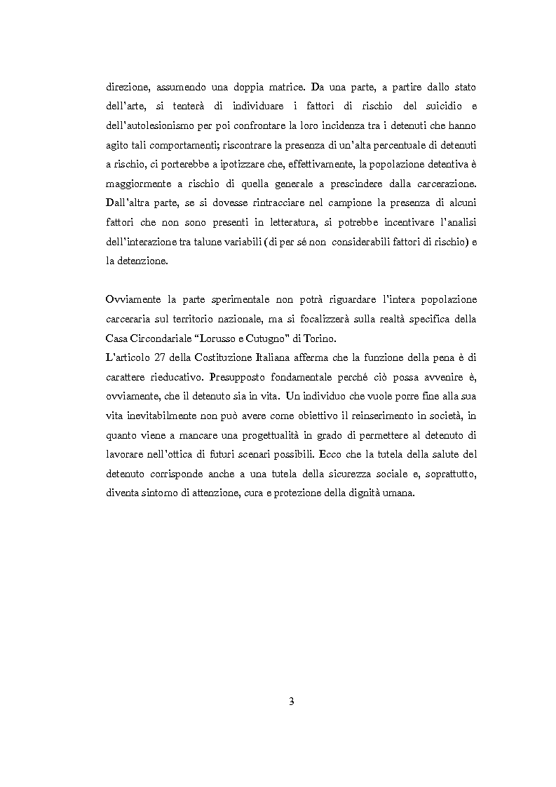 Anteprima della tesi: Vittimologia penitenziaria: uno studio esplorativo nella Casa Circondariale di Torino, Pagina 4