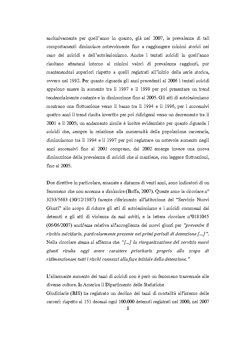 Anteprima della tesi: Vittimologia penitenziaria: uno studio esplorativo nella Casa Circondariale di Torino, Pagina 9