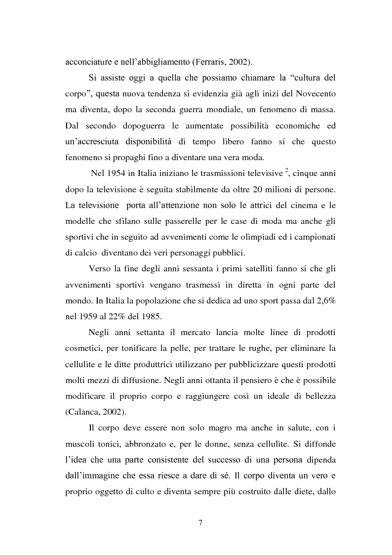 Anteprima della tesi: Trattamenti estetici e bodybuilding - La dipendenza dall'immagine, Pagina 3