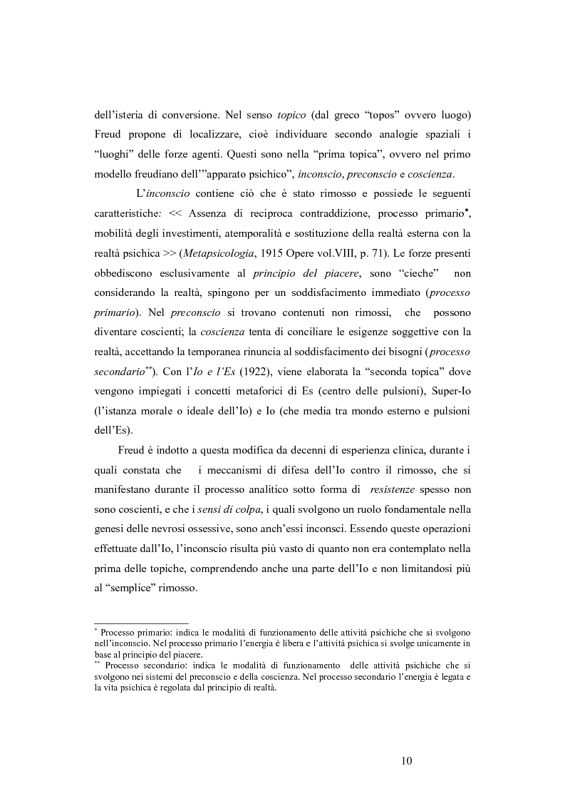 Anteprima della tesi: La revisione kleiniana e bioniana del modello pulsionale freudiano nel pensiero di Antonio Imbasciati, Pagina 9