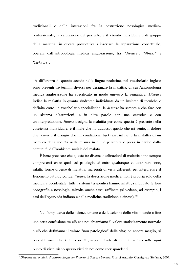 Anteprima della tesi: Il concetto di malattia nelle opere di Goldstein e Canghuilem, Pagina 9