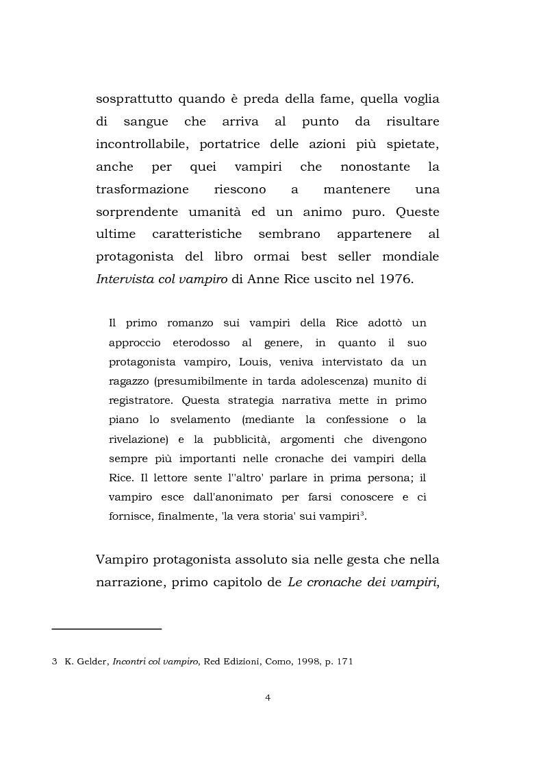 Anteprima della tesi: Vampire's legacy: percorso attraverso alcune rappresentazioni contemporanee del vampiro, Pagina 5