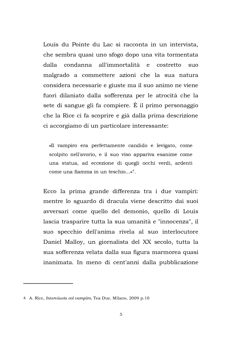 Anteprima della tesi: Vampire's legacy: percorso attraverso alcune rappresentazioni contemporanee del vampiro, Pagina 6