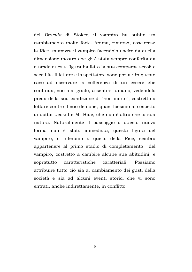 Anteprima della tesi: Vampire's legacy: percorso attraverso alcune rappresentazioni contemporanee del vampiro, Pagina 7