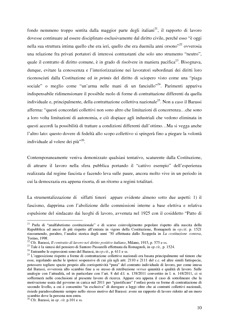Anteprima della tesi: La corrispettività nelle vicende sospensive della prestazione di lavoro, Pagina 6