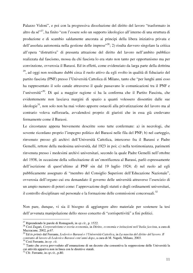 Anteprima della tesi: La corrispettività nelle vicende sospensive della prestazione di lavoro, Pagina 7