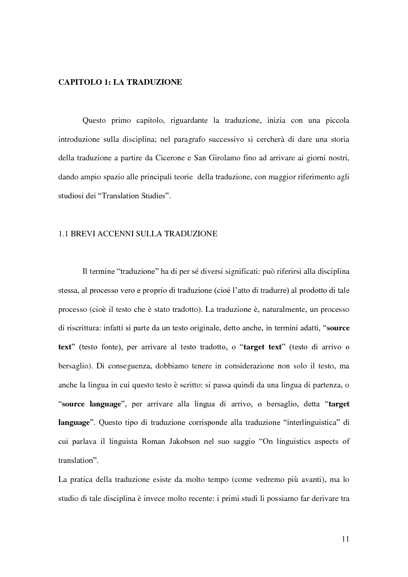 Anteprima della tesi: I Corpora Linguistici per la Traduzione: Un'Analisi del T.E.C., Pagina 4