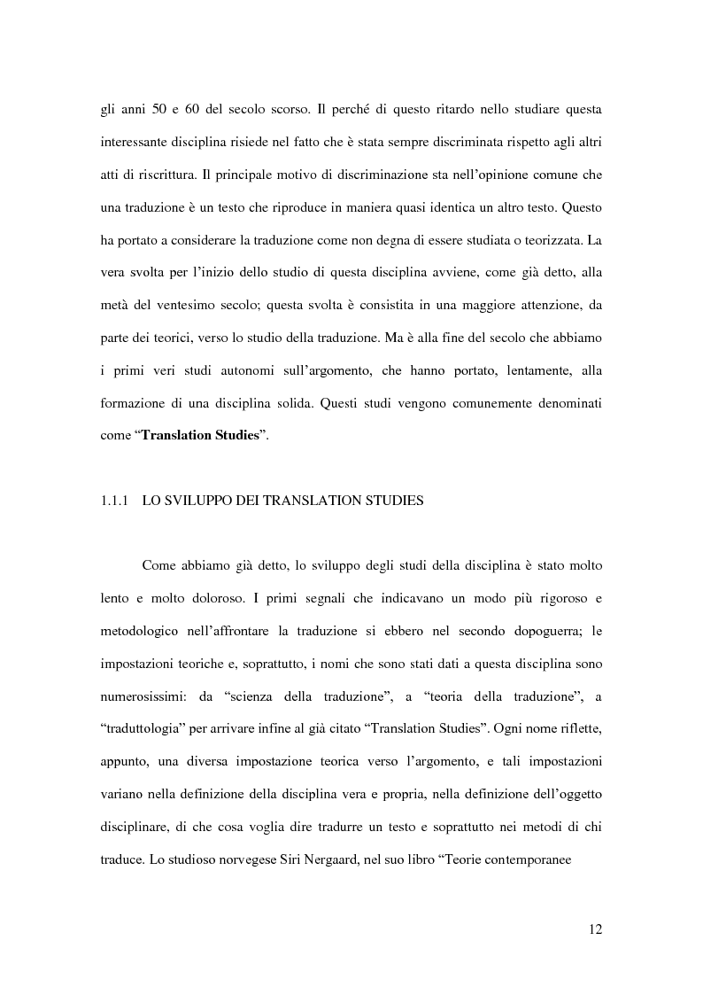 Anteprima della tesi: I Corpora Linguistici per la Traduzione: Un'Analisi del T.E.C., Pagina 5