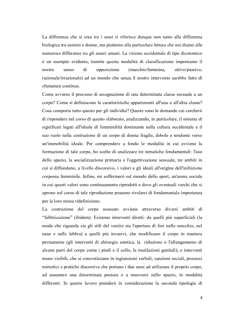 Anteprima della tesi: ''The embodiment of gender'': il corpo della donna da oggetto a strumento di azione, Pagina 3