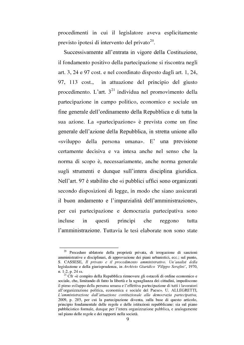 Anteprima della tesi: La partecipazione dei cittadini nel governo del territorio, Pagina 10