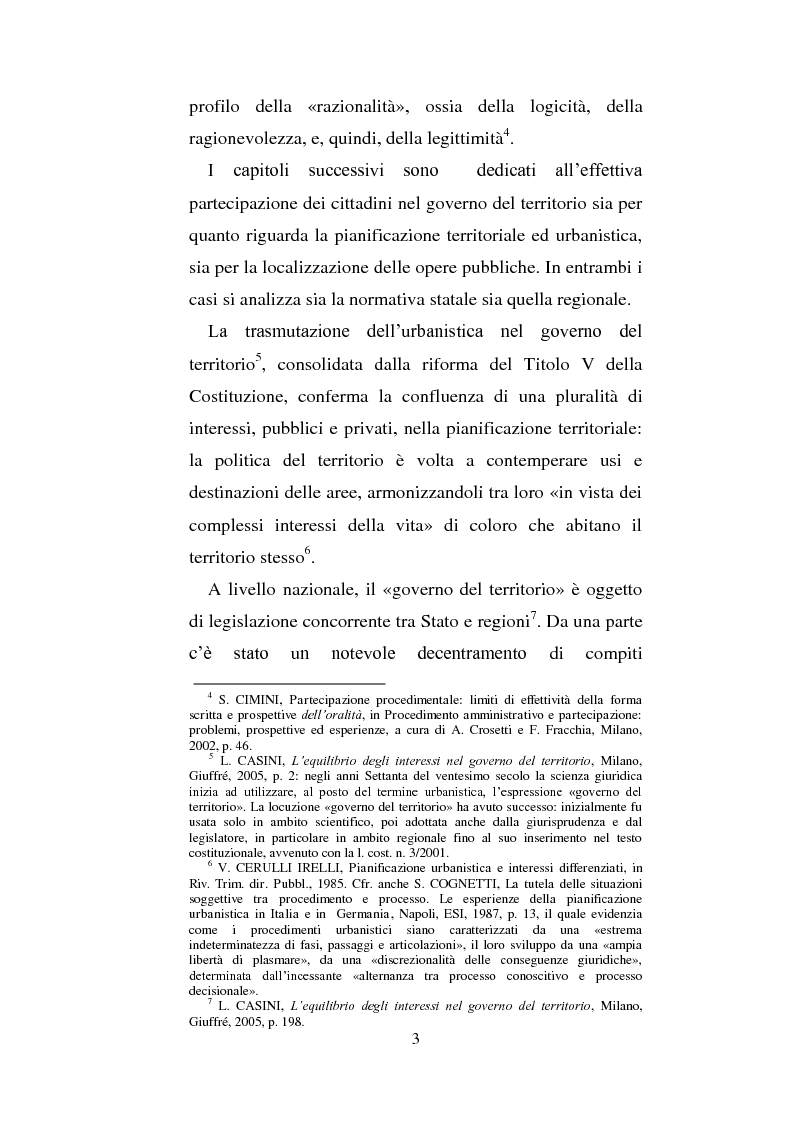 Anteprima della tesi: La partecipazione dei cittadini nel governo del territorio, Pagina 4