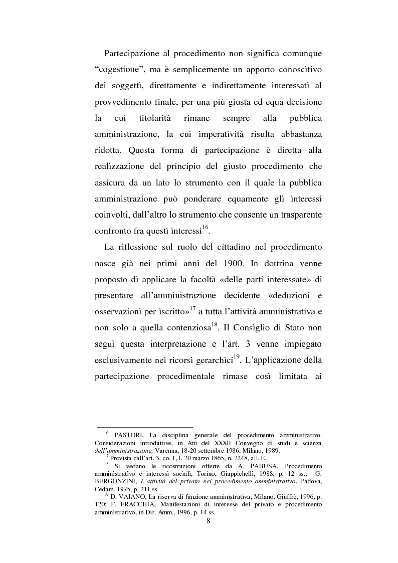 Anteprima della tesi: La partecipazione dei cittadini nel governo del territorio, Pagina 9