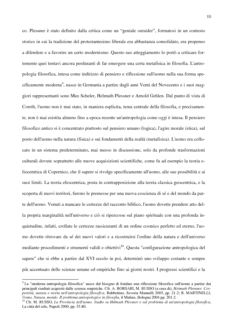 Anteprima della tesi: Ambiente, eccentricità e nuovi spazi antropologici, Pagina 7