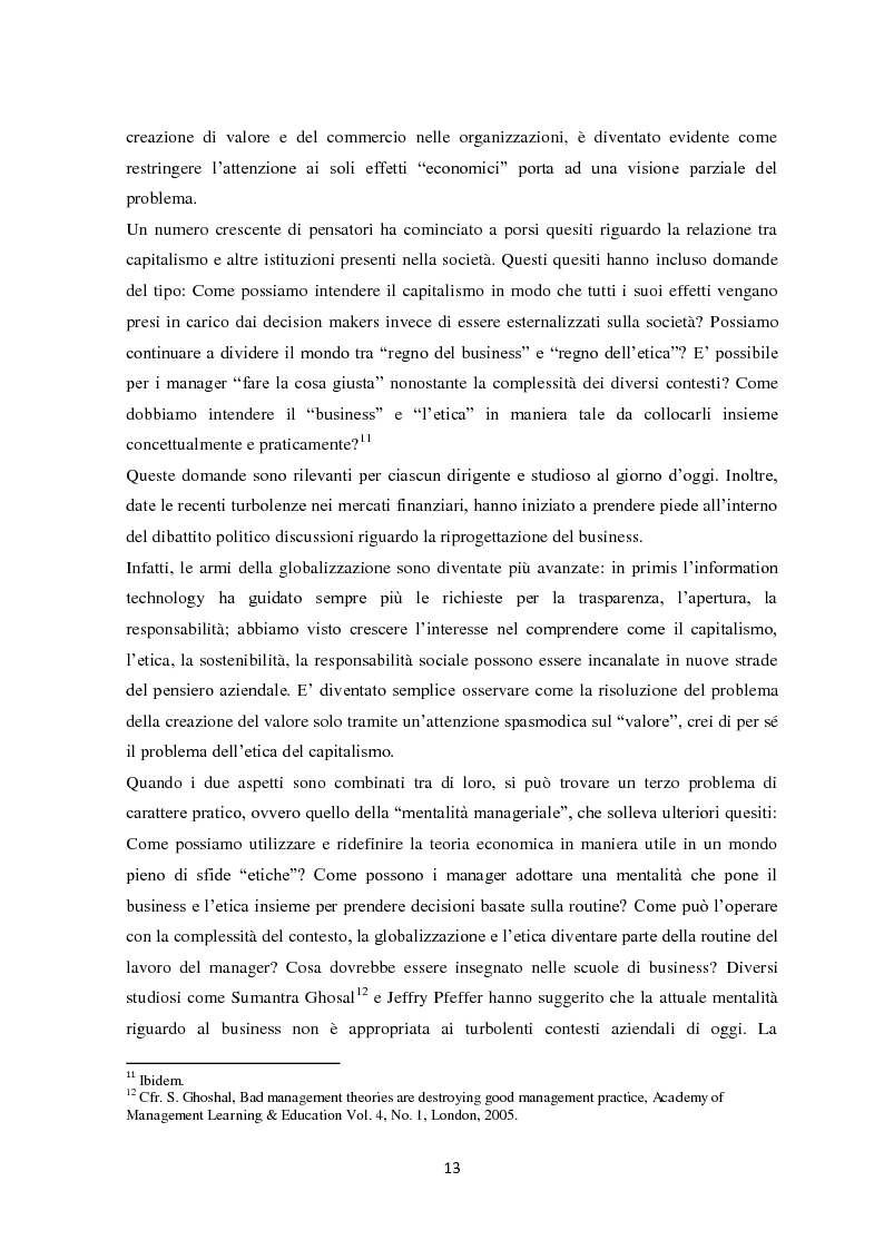 Anteprima della tesi: Il sistema di reporting della sostenibilità: il bilancio e gli indici di sostenibilità, Pagina 11