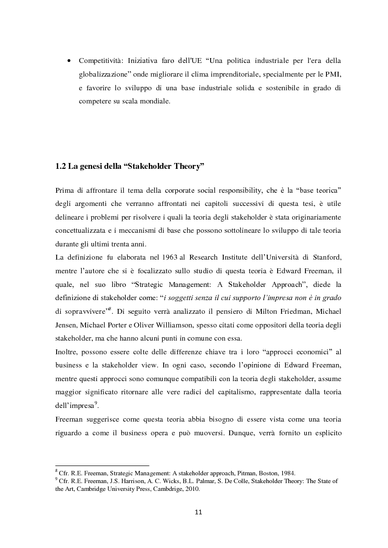 Anteprima della tesi: Il sistema di reporting della sostenibilità: il bilancio e gli indici di sostenibilità, Pagina 9
