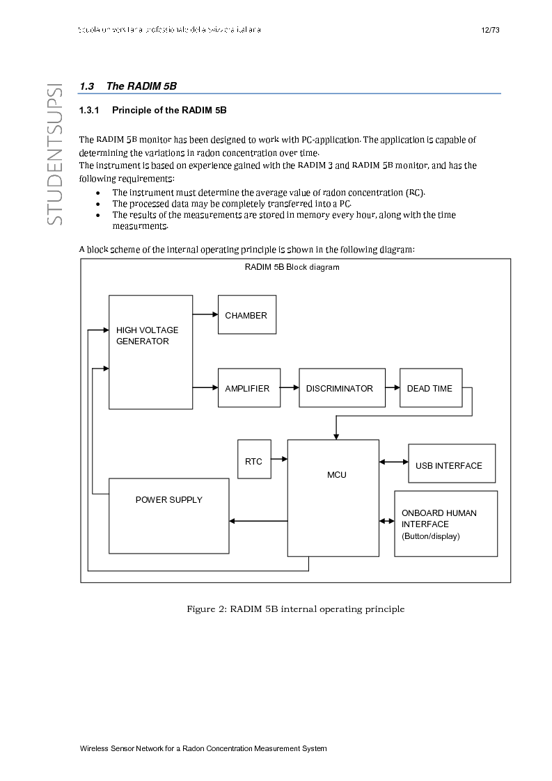 Anteprima della tesi: Wireless Sensor Network fo a Radon Concentration Measurement System, Pagina 4