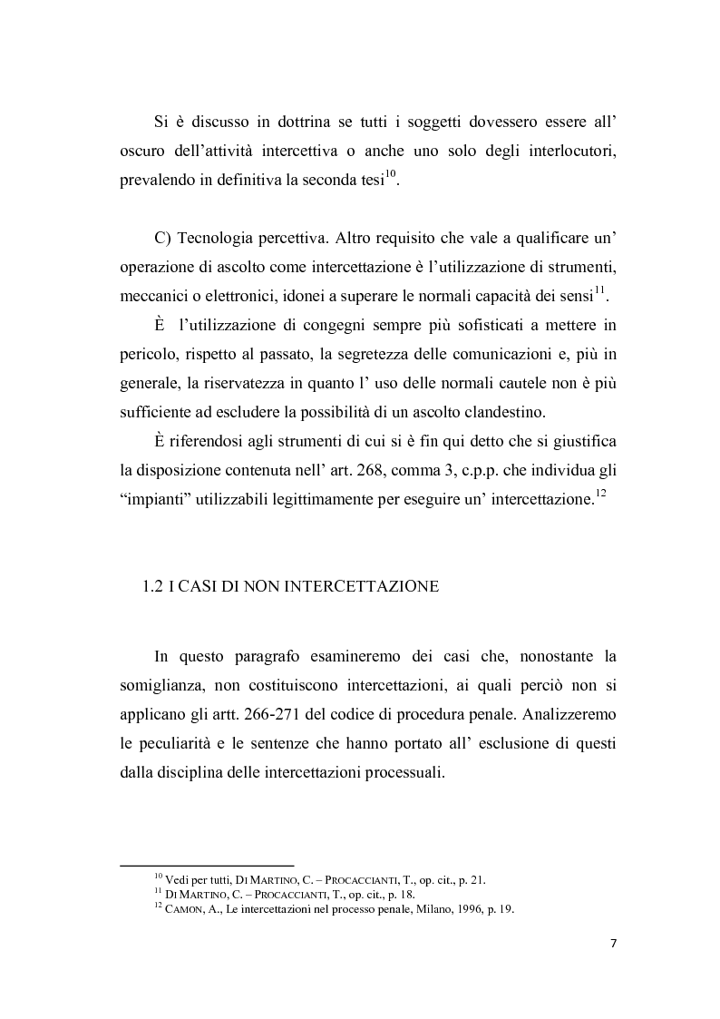 Anteprima della tesi: Le intercettazioni, Pagina 6