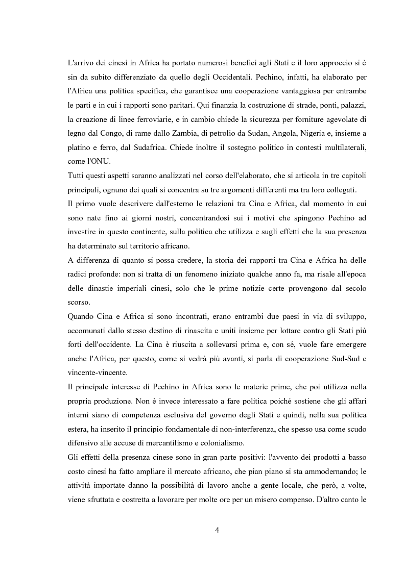 Anteprima della tesi: Politica estera e strategie commerciali della RPC in Africa, Pagina 3