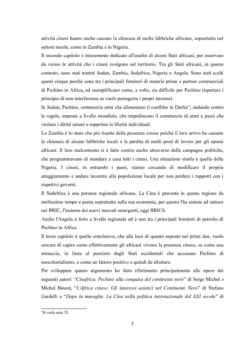Anteprima della tesi: Politica estera e strategie commerciali della RPC in Africa, Pagina 4