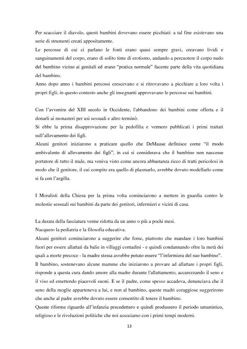 Anteprima della tesi: Fenomeni di maltrattamento infantile e impatto reale della malattia mentale nei genitori, Pagina 5