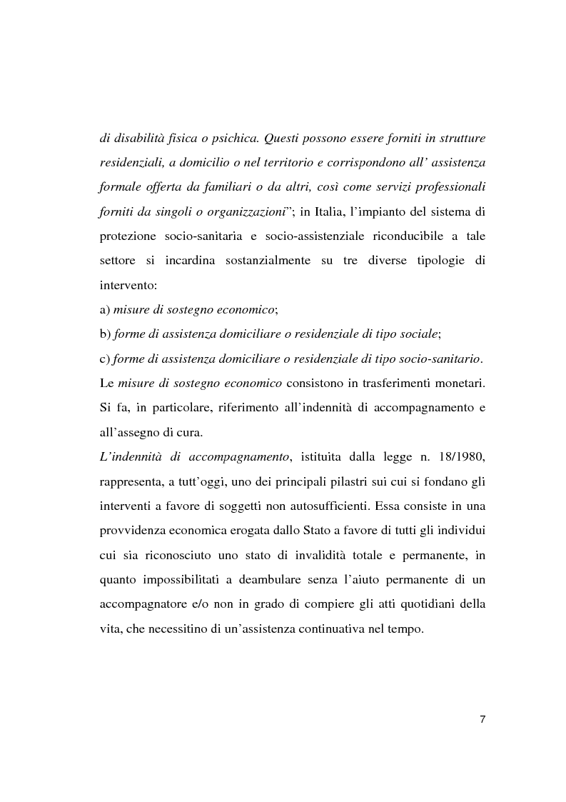 Anteprima della tesi: Le politiche socio-assistenziali rivolte agli anziani non autosufficienti nel distretto 6 dell'ASL di Milano 1: scenario attuale e prospettive future, Pagina 6