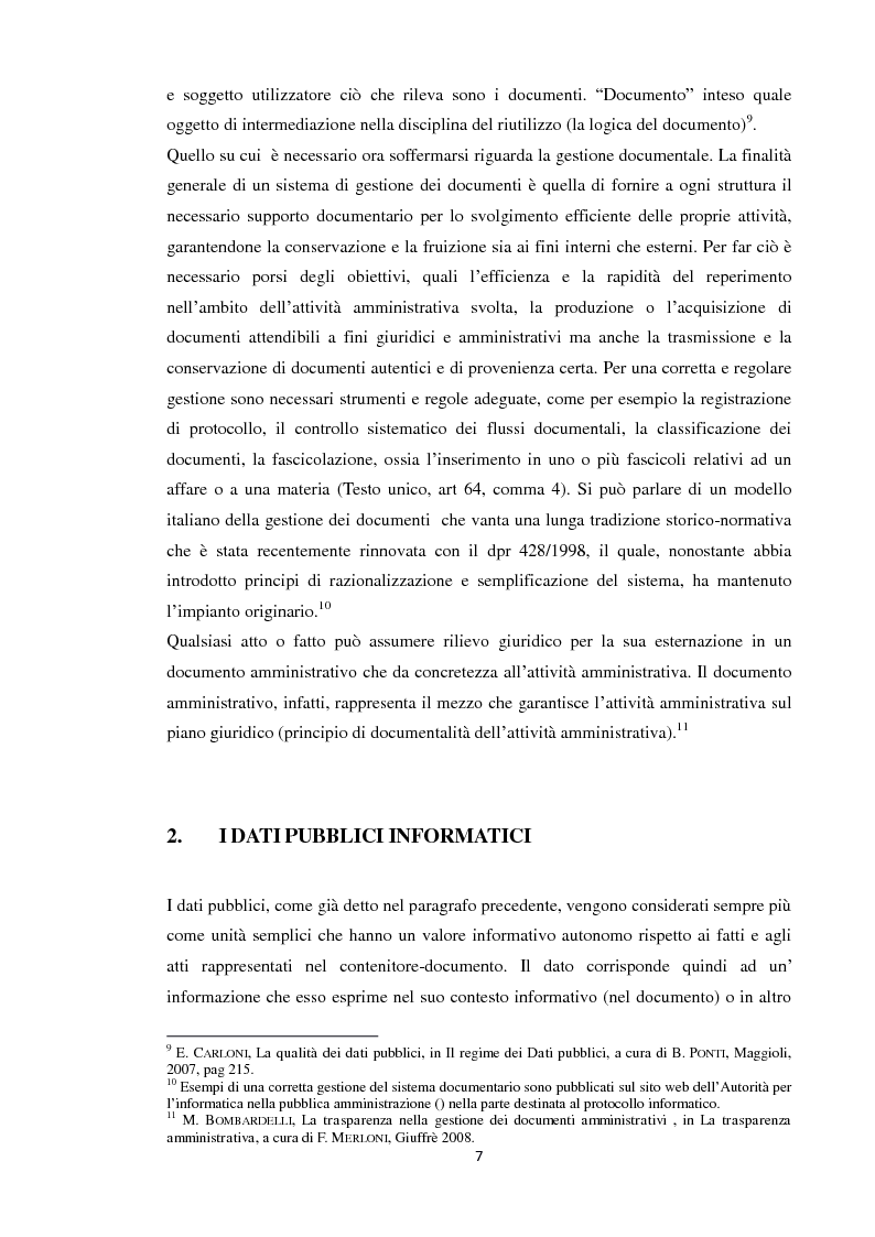 Anteprima della tesi: Open Data: l'amministrazione pubblica tra innovazione e trasparenza, Pagina 6