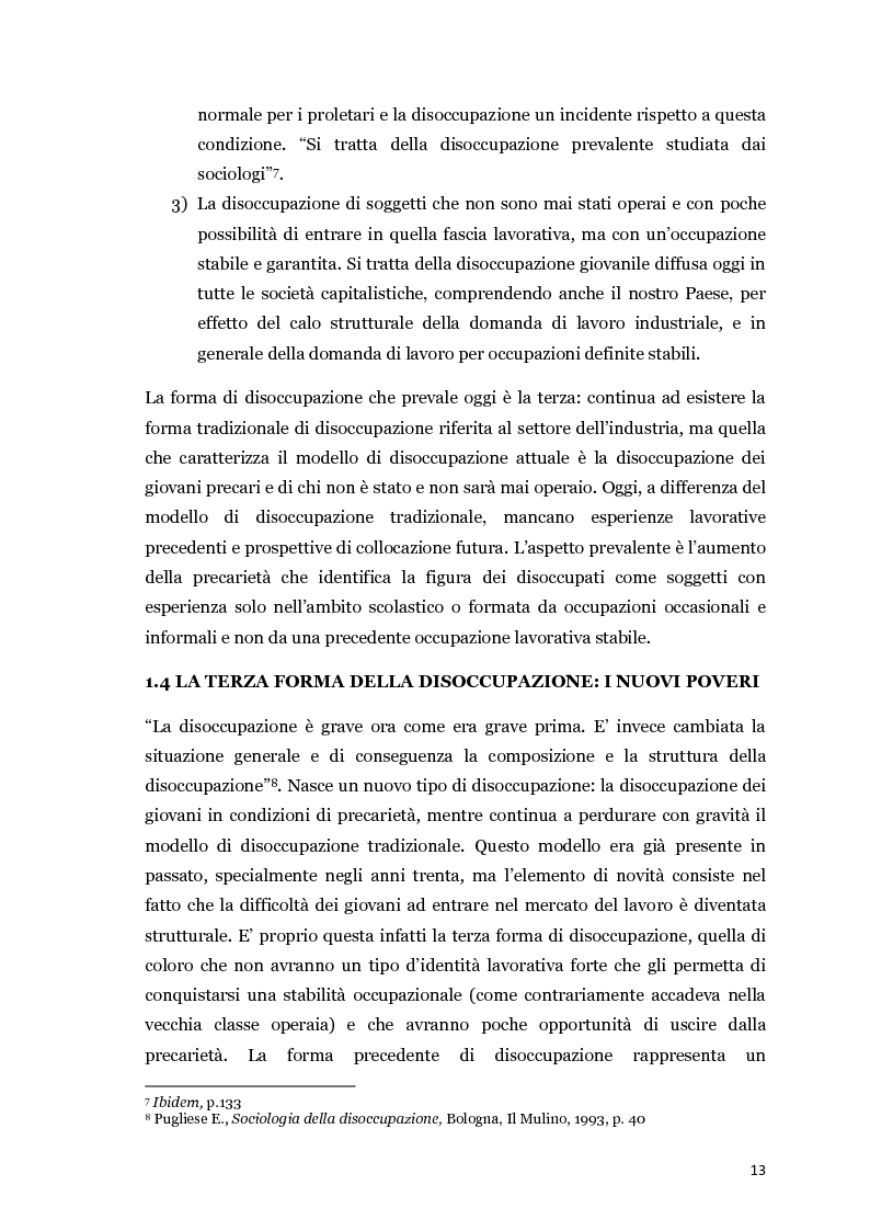Anteprima della tesi: Disoccupazione e crisi del mercato del lavoro: il problema italiano, Pagina 8