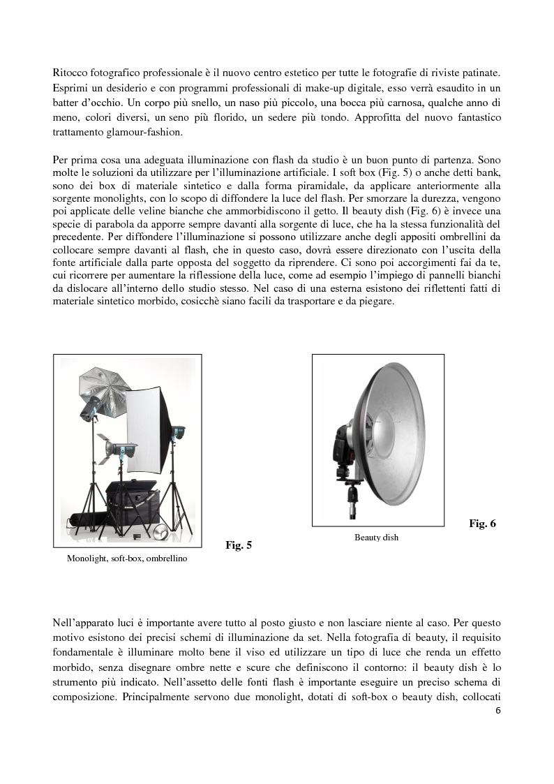 Anteprima della tesi: L'elaborazione digitale nella fotografia di moda, Pagina 5