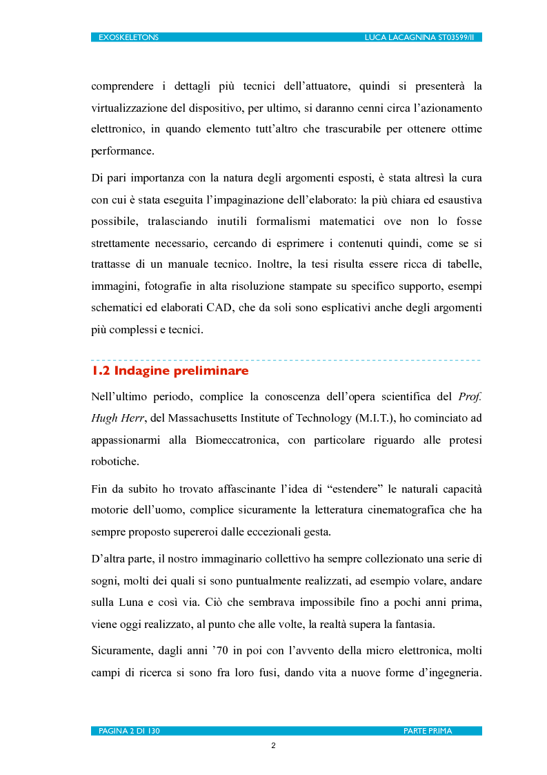 Anteprima della tesi: Exoskeletons. La nuova frontiera della Biomeccatronica per la terapia riabilitativa ed il potenziamento, Pagina 3